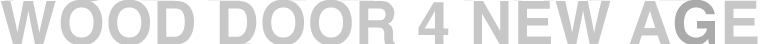WOOD DOOR 4 NEW AGE
